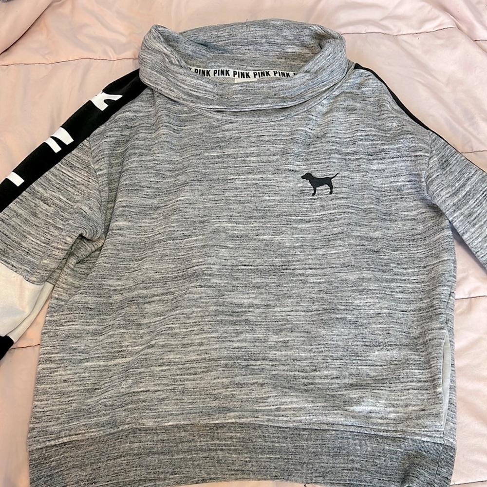 Pink Victoria’s Secret Lounge Cowl Pullover Sweater Size Small